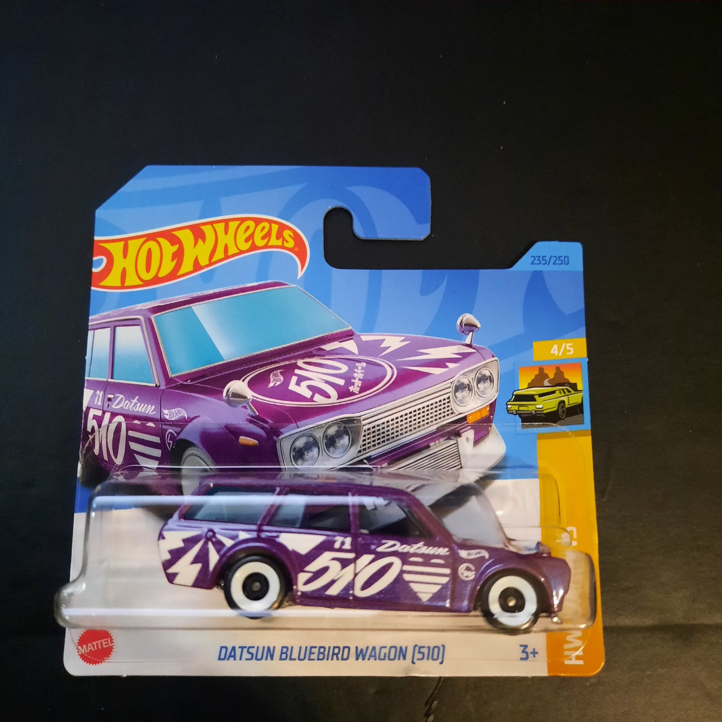 2023 Hot Wheels Datsun 510 Bluebird Wagon Short Card