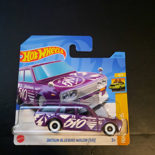 2023 Hot Wheels Datsun 510 Bluebird Wagon Short Card