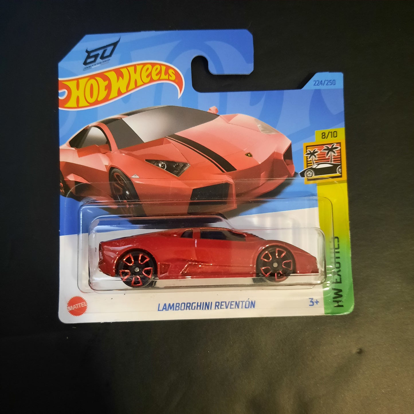 2023 Hot Wheels Lamborghini Reventon Short Card