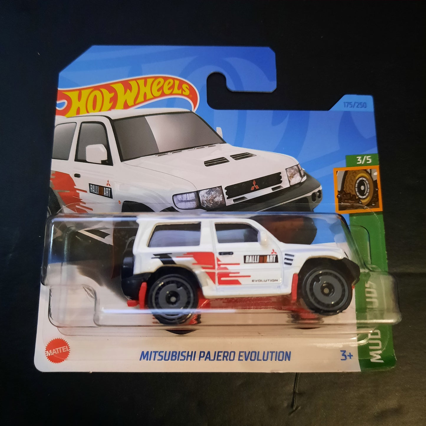 2023 Hot Wheels Mitsubishi Pajero Evolution Short Card