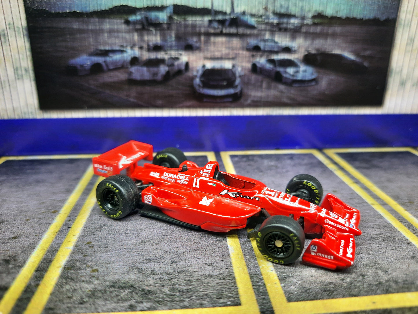 Loose 1999 Hot Wheels F1 Kmart  car Red