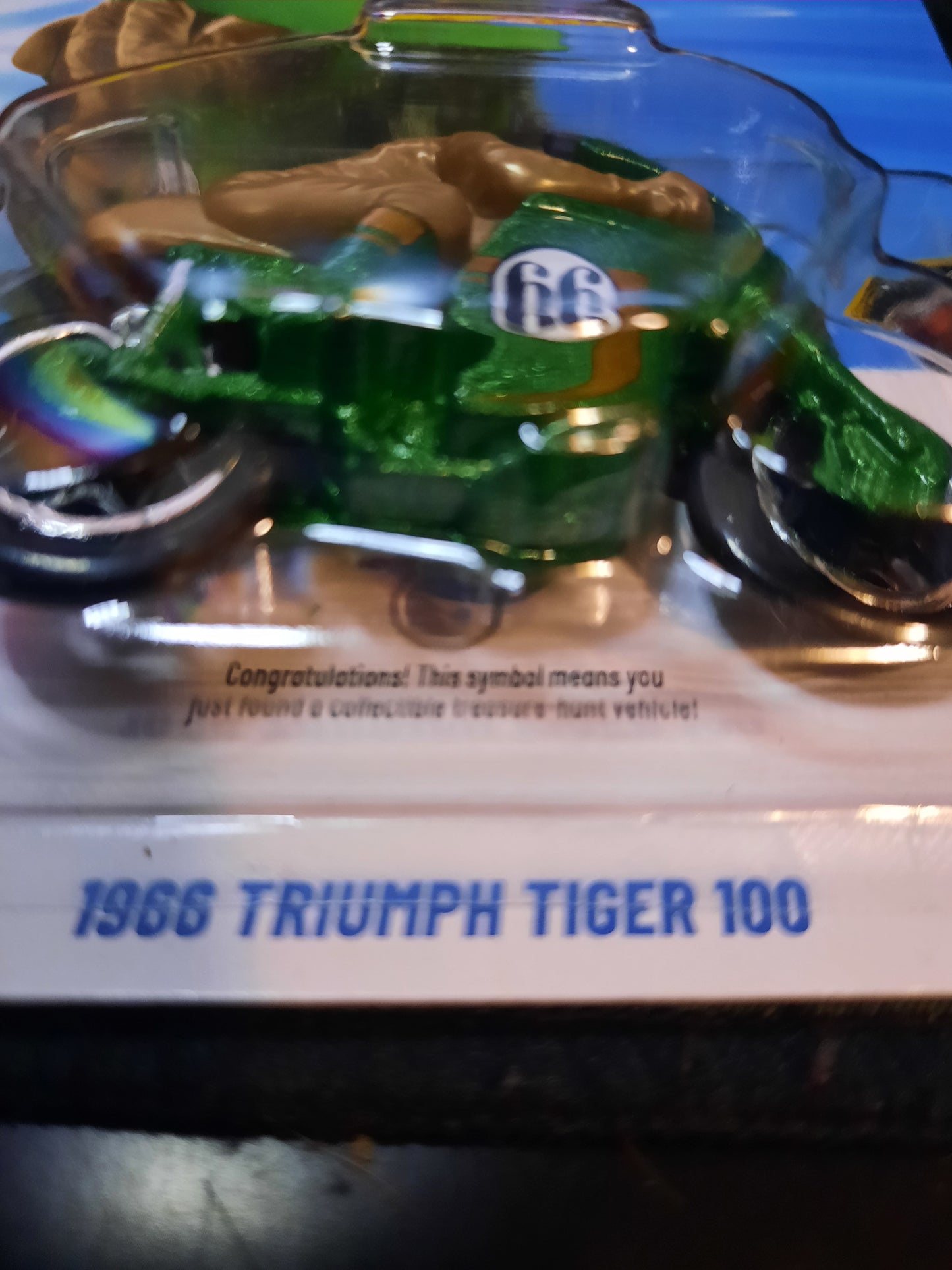 2025 Hot Wheels 1966 Triumph Tiger 100 Treasure Hunt