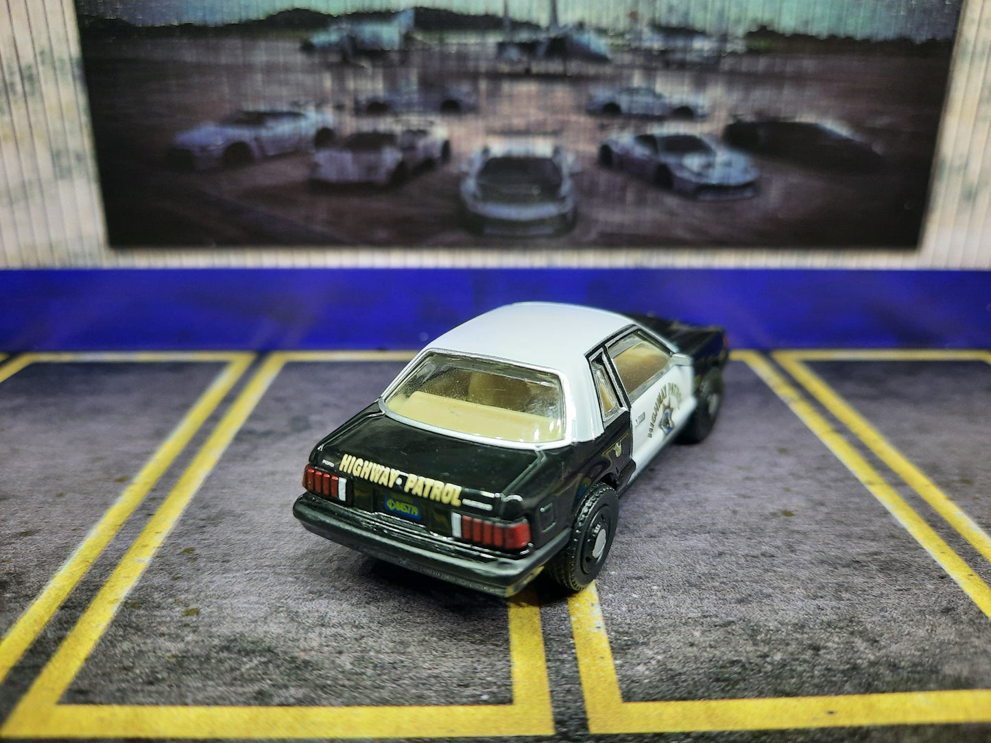 Loose GL Ford Mustang Foxbody Highway Patrol Police Car