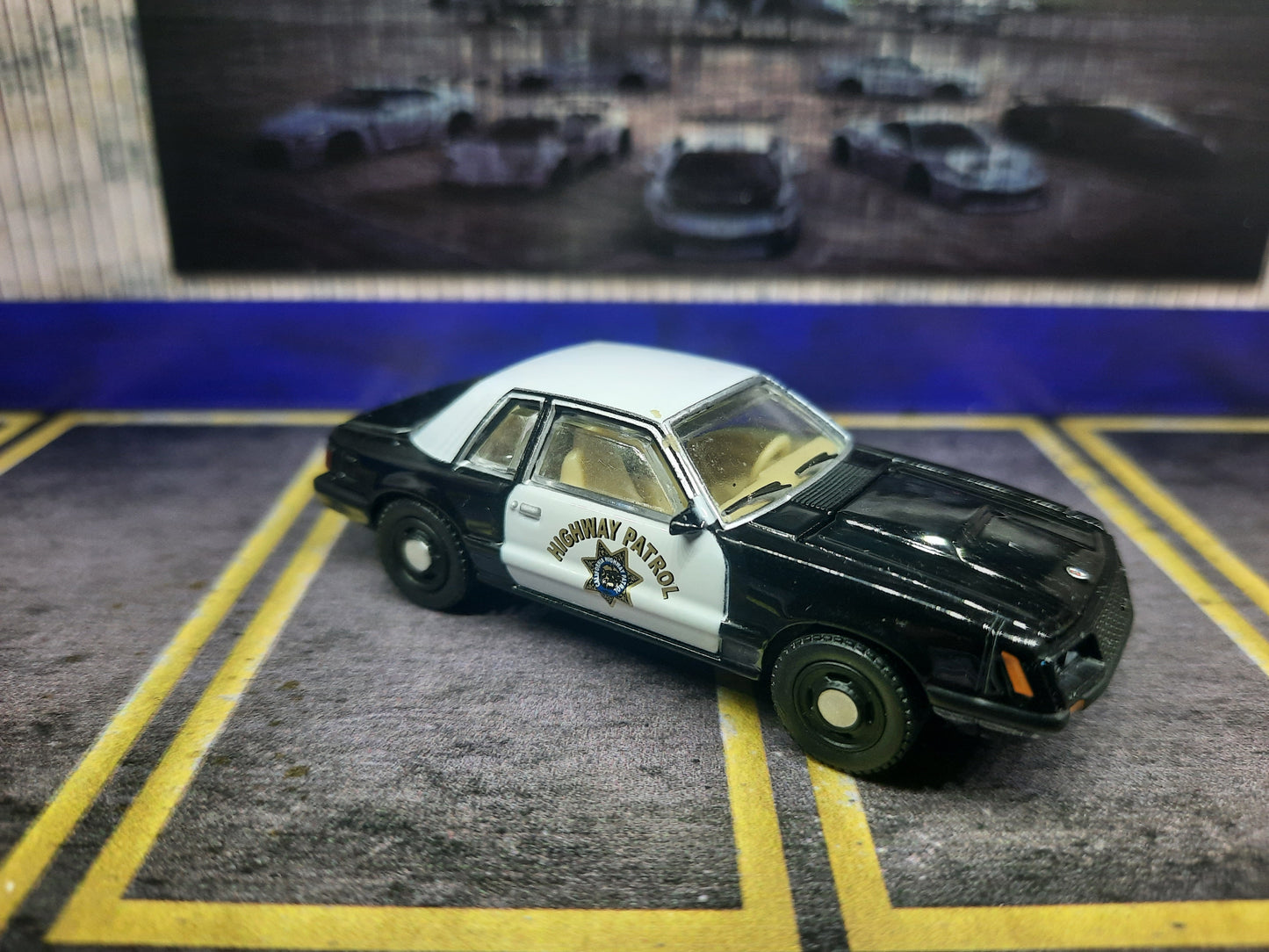 Loose GL Ford Mustang Foxbody Highway Patrol Police Car