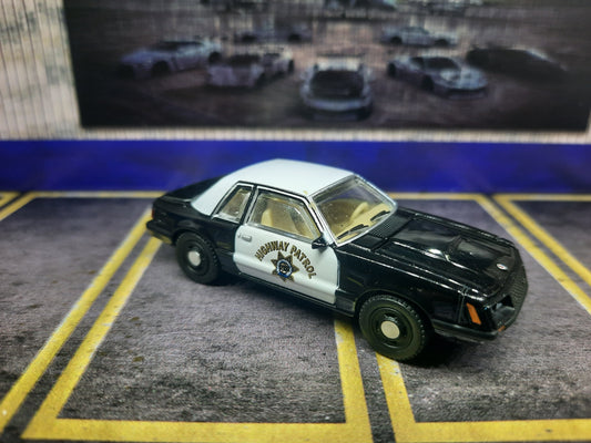 Loose GL Ford Mustang Foxbody Highway Patrol Police Car