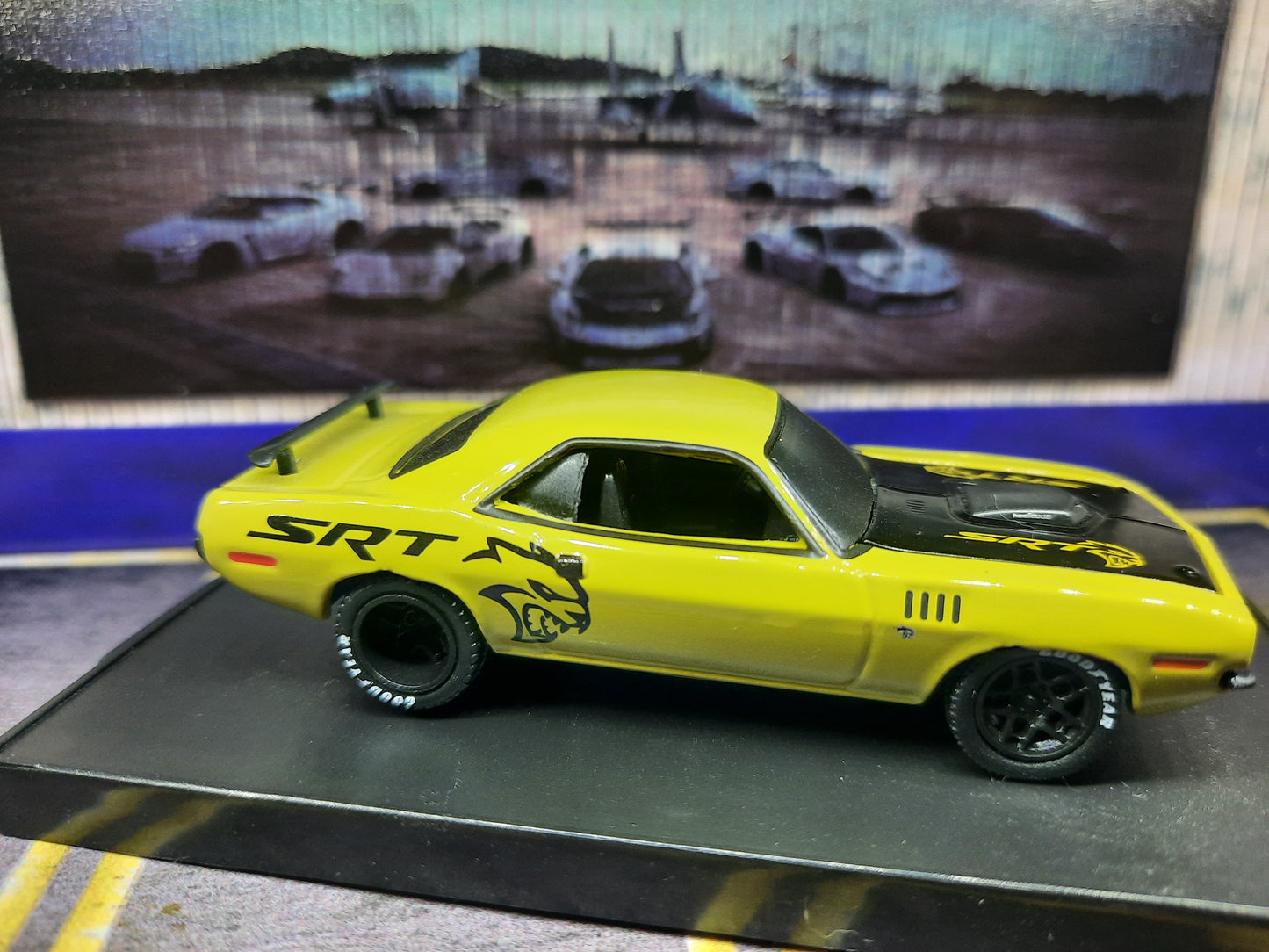 Loose M2 1971 Plymouth Hemi Cuda green