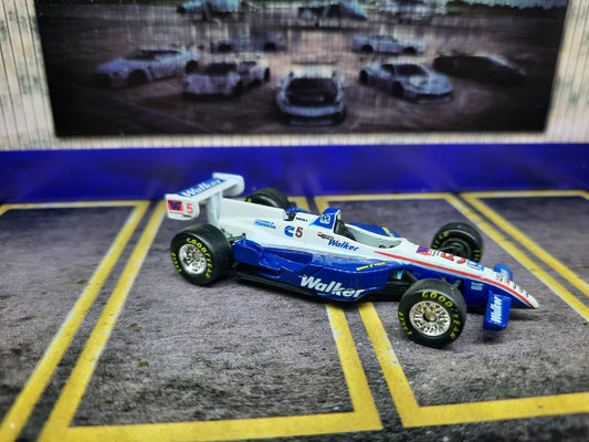 Loose 1999 Hot Wheels F1 Walker car White/Blue