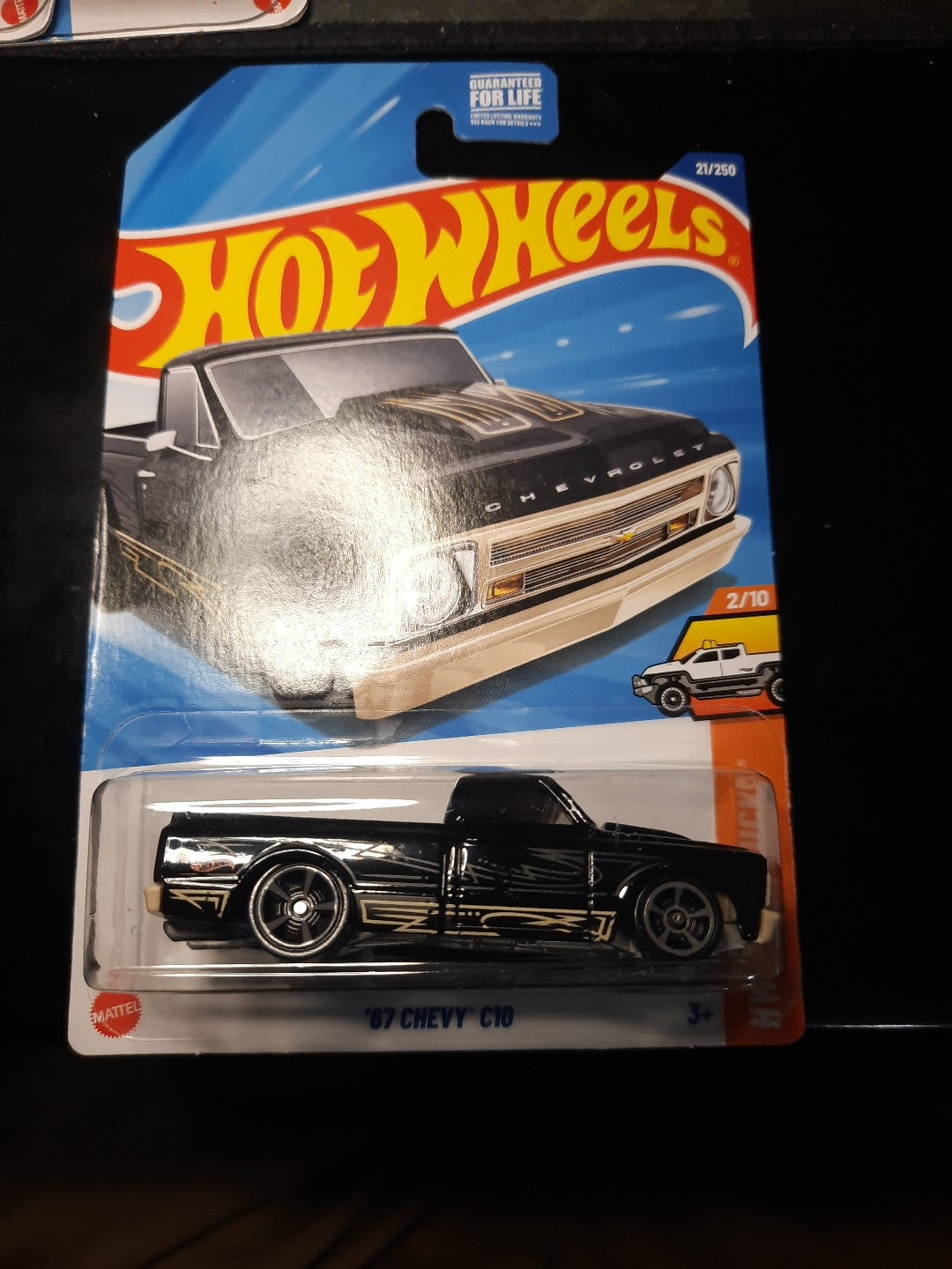 2025 Hot Wheels ‘67 CHEVY C10- Black #21/250 HW Hot Trucks NEW 